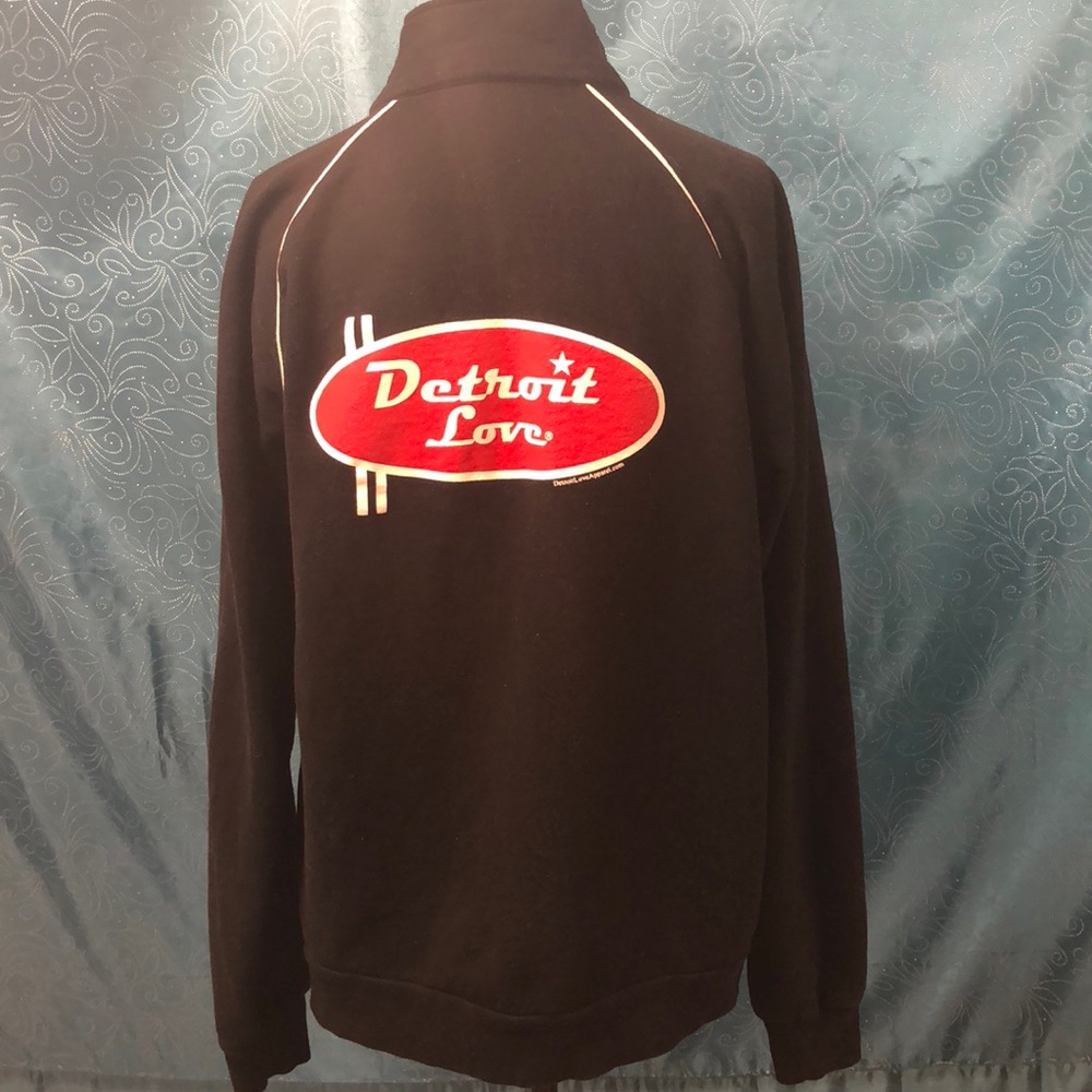 Detroit Love Zip Up Sweat Jacket